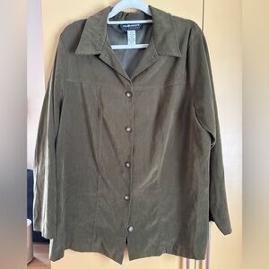 Sag Harbor Women's Utility Jacket in Olive Green